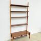Wall system William Watting for Scanflex in teak and beech — 1960