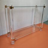 Console year 70 altuglas Romeo Rega Hollywood Regency