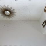 Bevelled mirror free form art deco years 40/50 - 48x35cm