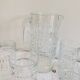 Antique orangeade punch sangria glass set 1970 7 glasses and pitcher