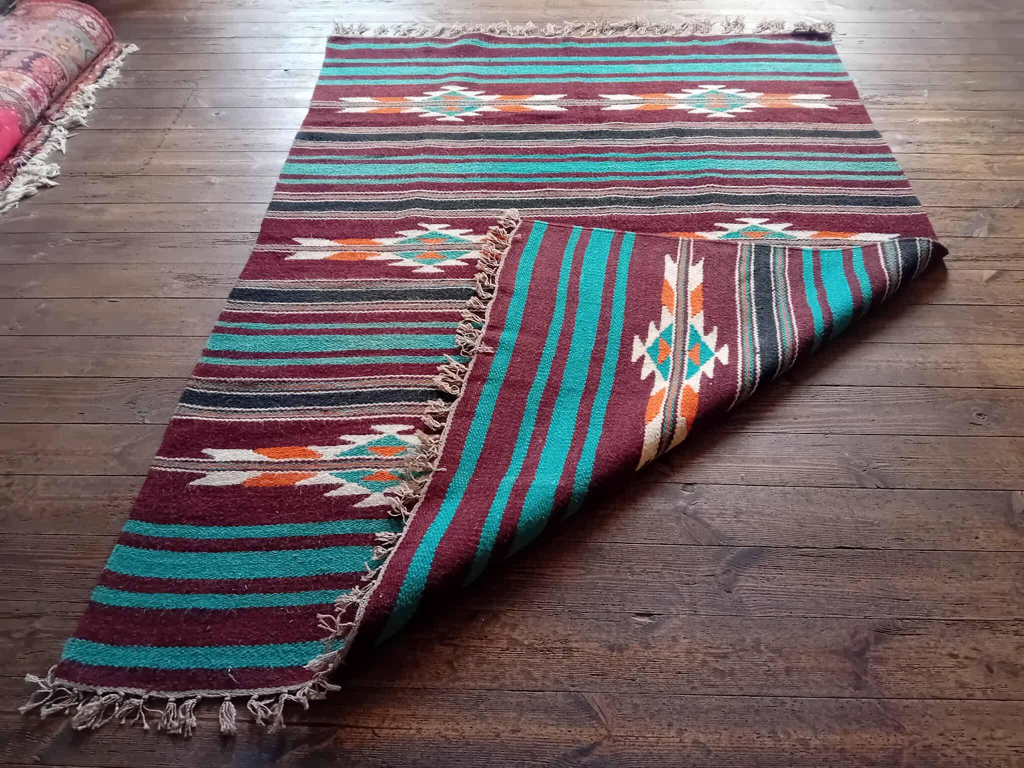Handmade Berber Bedouin Rug 209x151cm
