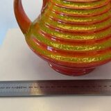 1970s sculptural vase lamp - exceptional studio ceramics