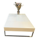 White Chiva coffee table from Bo Concept