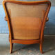 Pair of vintage canned armchairs