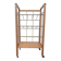 Vintage wooden / brass trolley