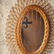 Rattan mirror