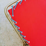 Camp bed or vintage sunbathing