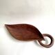 Wooden plate sculpted piece