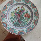 Asian plate in Chinese porcelain