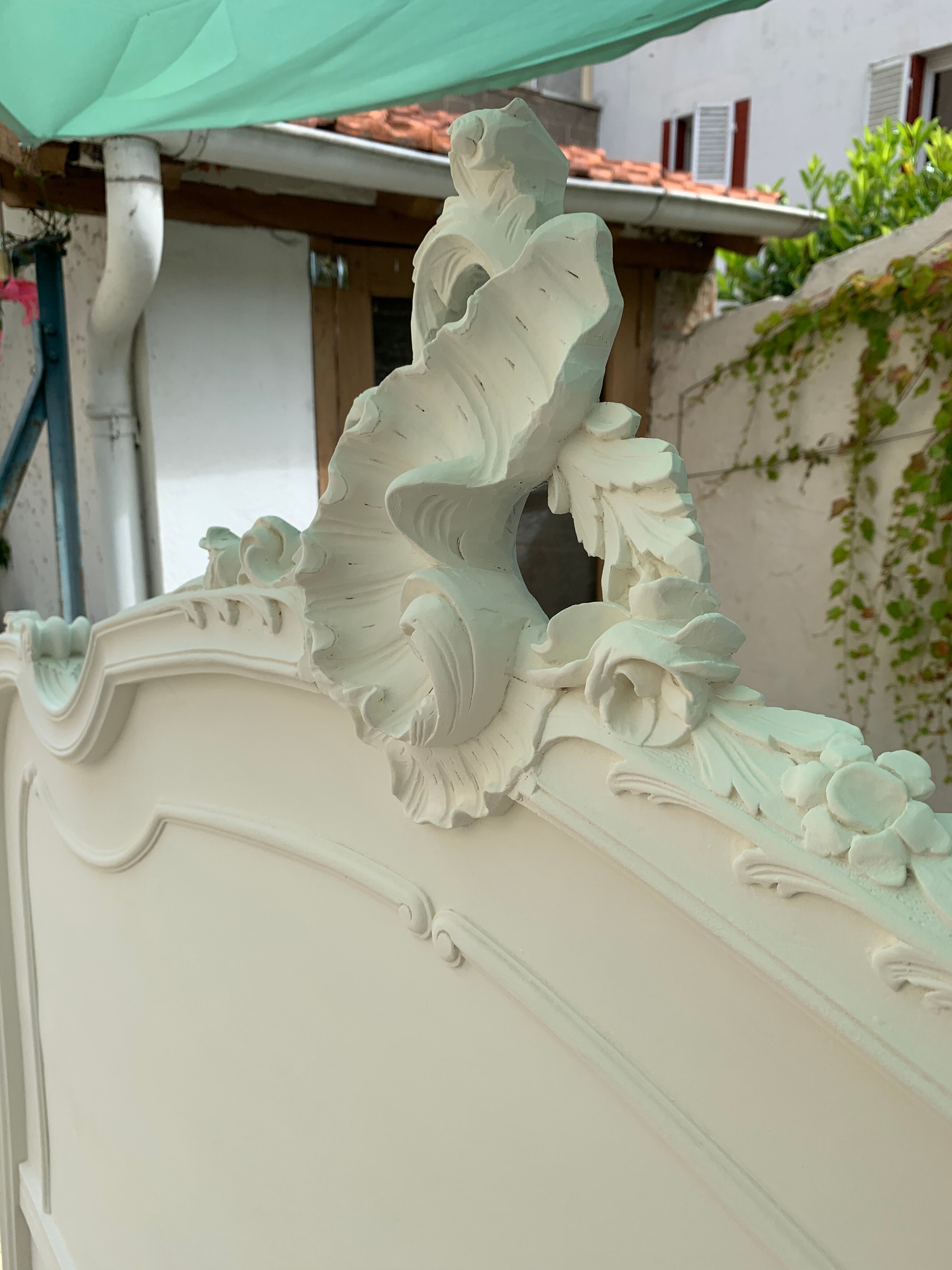 Louis XV-style headboard