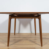 Table à manger en chêne extensible danois du milieu du siècle, années 1960