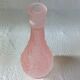 Large fruit motif genie CARAFE, vintage pink