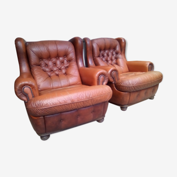 Armchairs leather