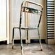Chaise de jardin Tolix en métal vert n°1