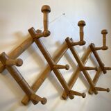 Old coat rack with 13 hooks