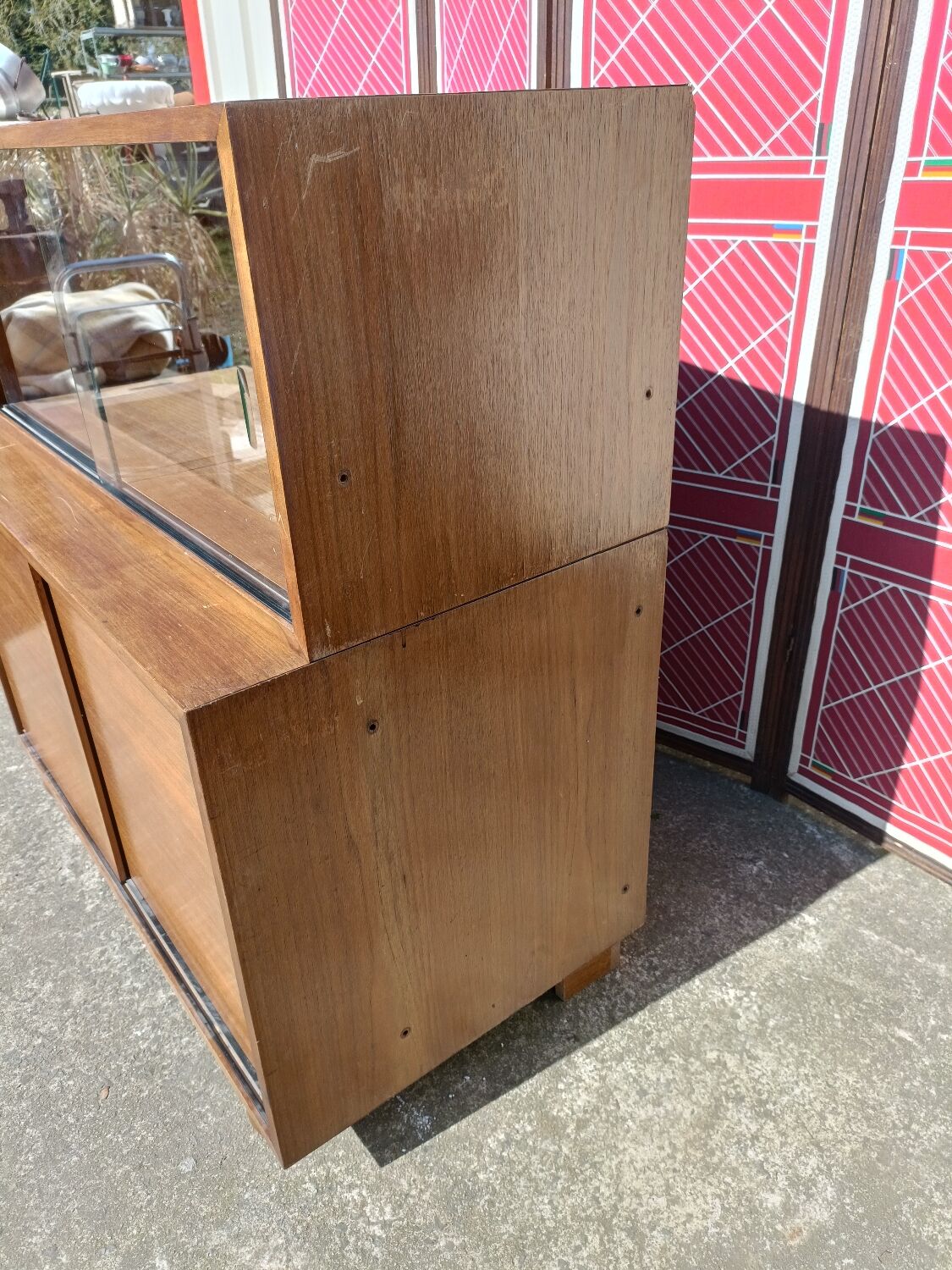 Bar furniture, vintage showcase