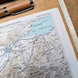 Printed in 1844, the surroundings of Interlaken, Switzerland.