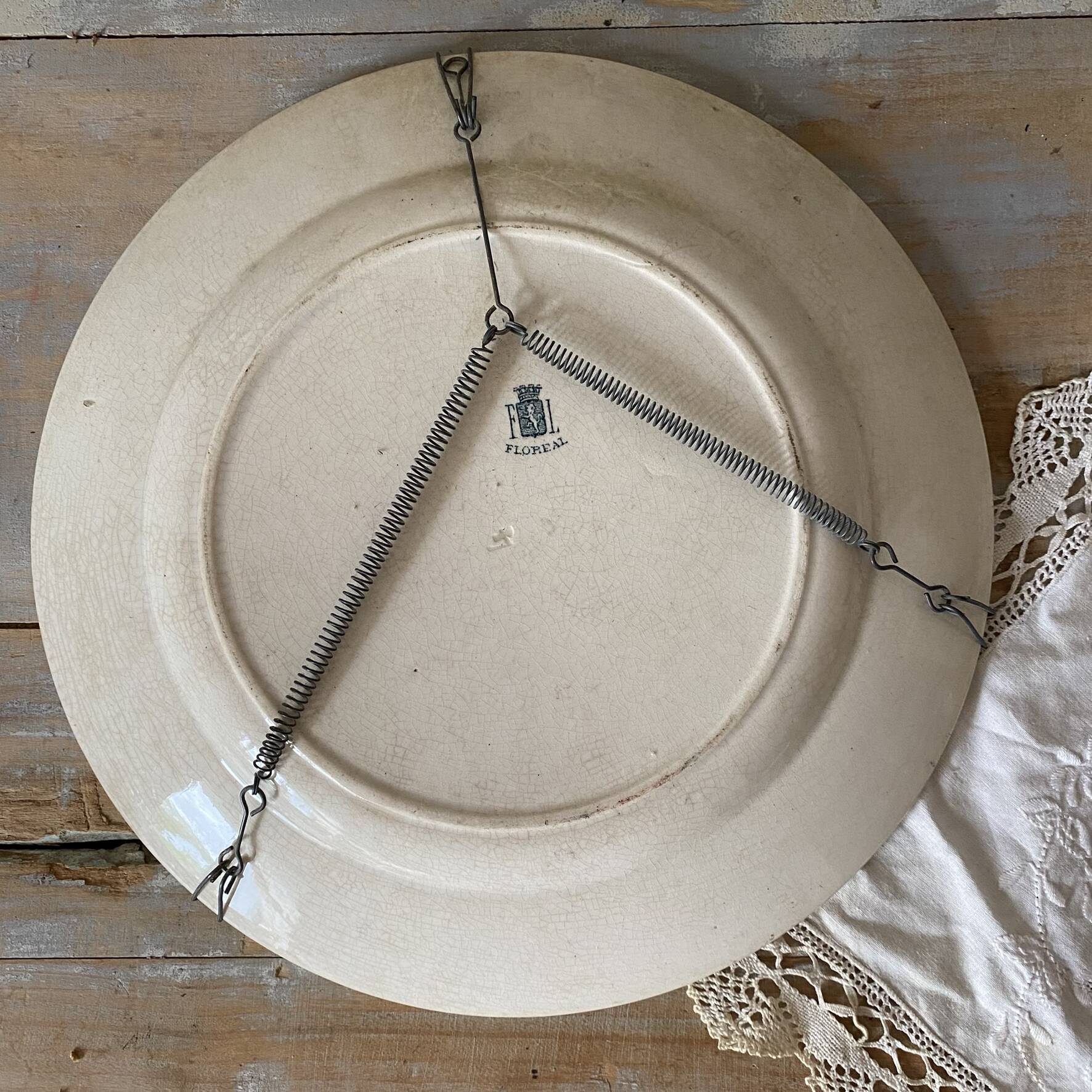 Ironstone plate "Floreal" 29.5 cm