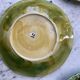 Set 8 slush plates with leaf decoration