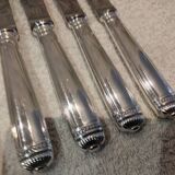 12 silver-plated dessert knives by Christofle Malmaison