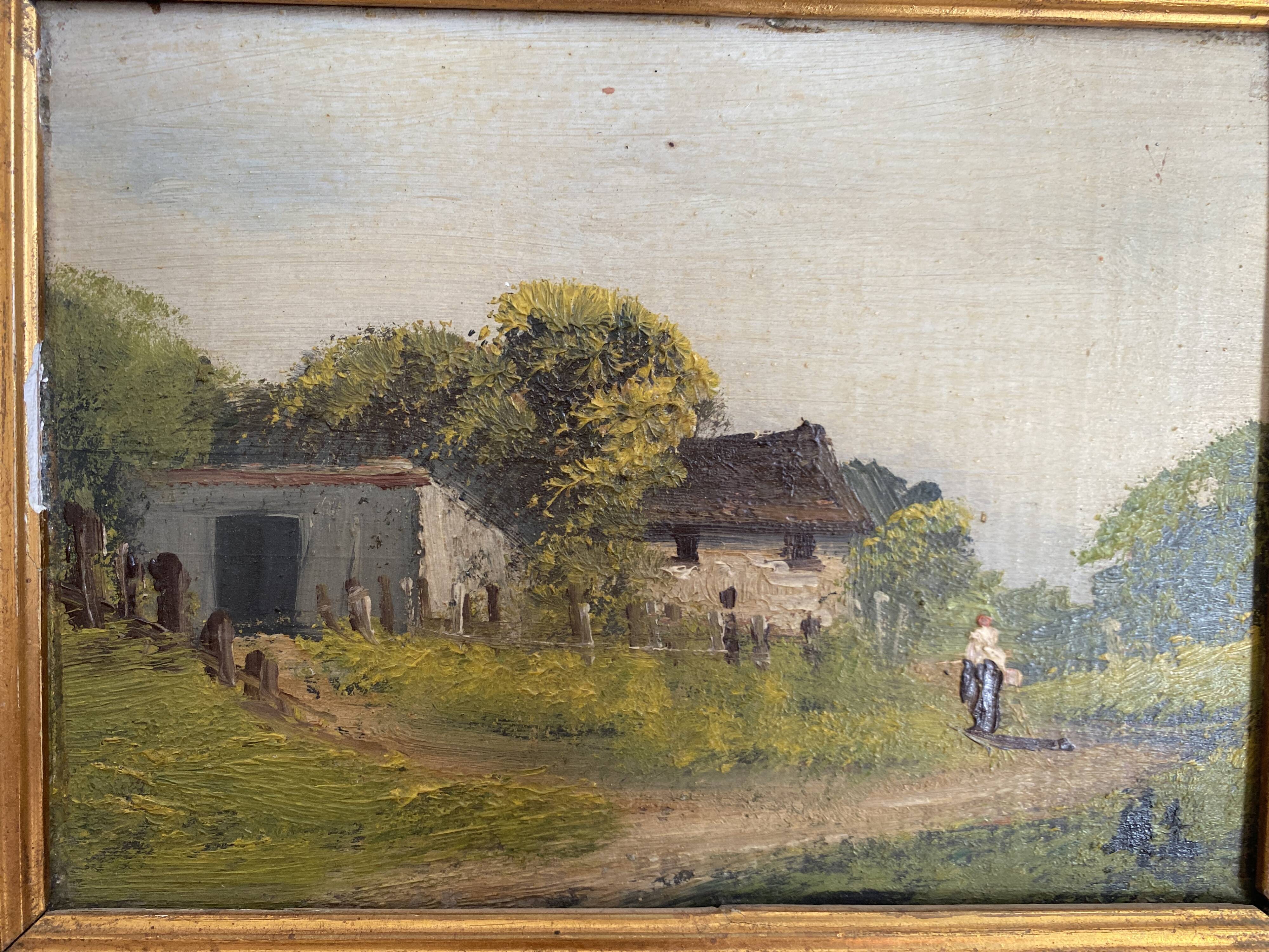 Tableaux paysage 19 ème