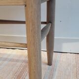 Solid oak coffee table