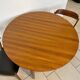 Table ronde extensible en teck