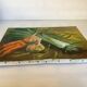 Tableau nature morte huile sur toile signée
