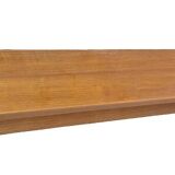 Extra long floating sideboard / wall shelf in teak 210 cm, Denmark 1960s