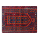 Vintage hand-knotted Persian Baluch prayer rug from the 1940s.
