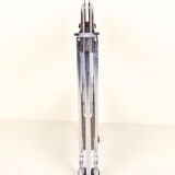 Folding serving in chromed metal vintagedanois
