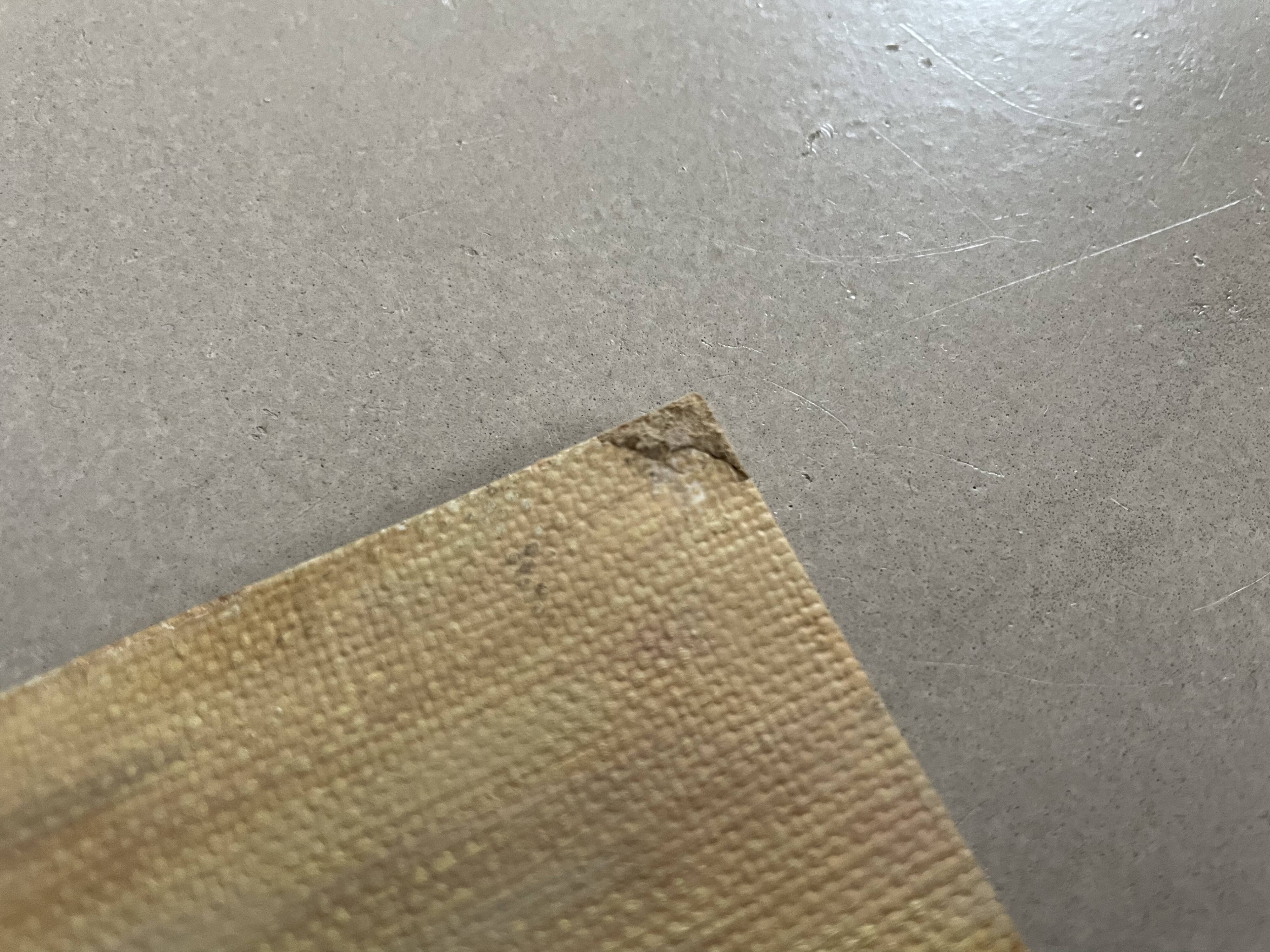 Old painting on cardboard