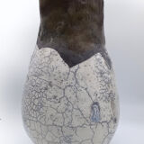 Vase in raku h 20cm