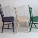 Three spindle back SH41 chairs by Yngve Ekström for Pastoe, 1960s