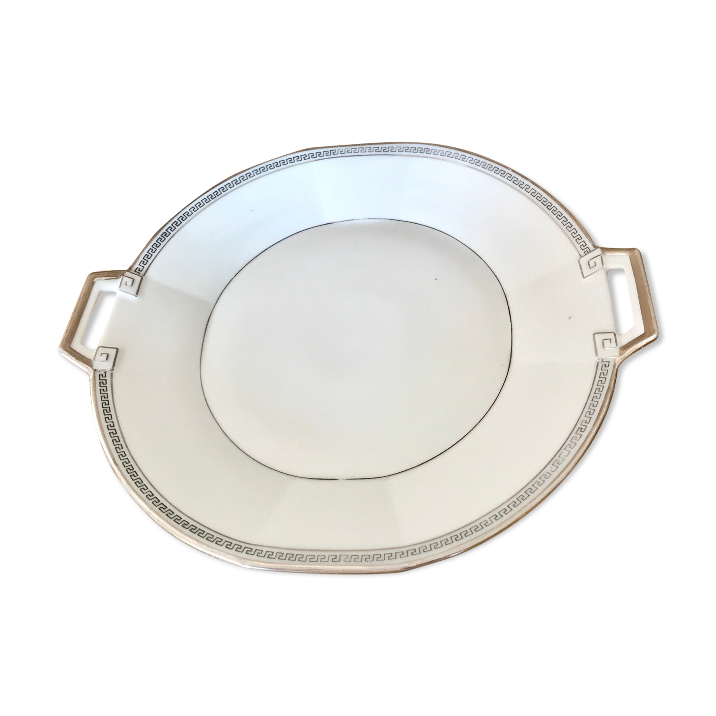 Marc Larcheveque Porcelain Art Deco Porcelain Pie Dish
