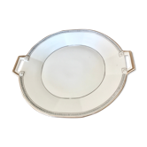 Plat à tarte art deco porcelaine Marc Larcheveque
