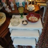 3 trundle tabs made of aged rechampi wood