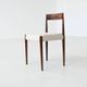 Kai Kristiansen set of twelve dining chairs rosewood Fritz Hansen Denmark 1961
