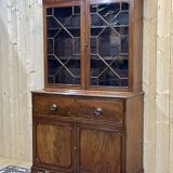 Nineteenth-century English mahogany scriban