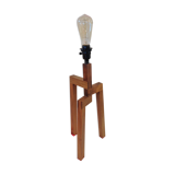 Table lamp in walnut 1980
