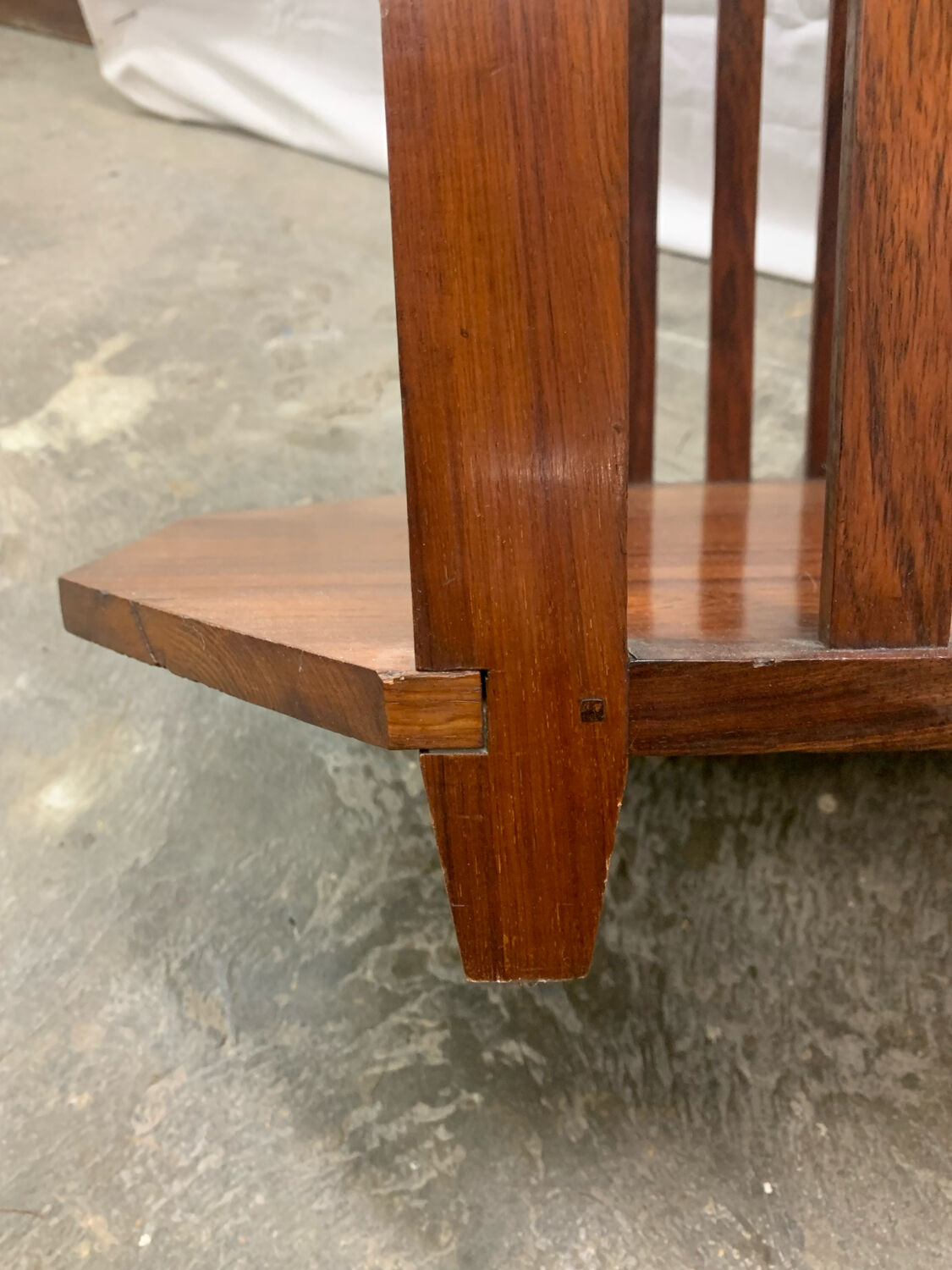 Art deco rosewood side table circa 1930 Art and craft