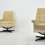 Pair of Armchairs, Tabouret by Morávek a Munzar, 1968s