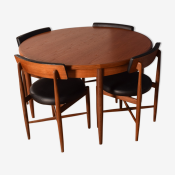 Table & 4 chaises par Victor Wilkins édition G Plan