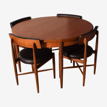 Table & 4 dining chairs by Victor Wilkins for G Plan