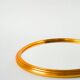Small round mirror tray, gold, 1960