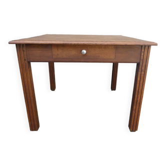 solid wood table