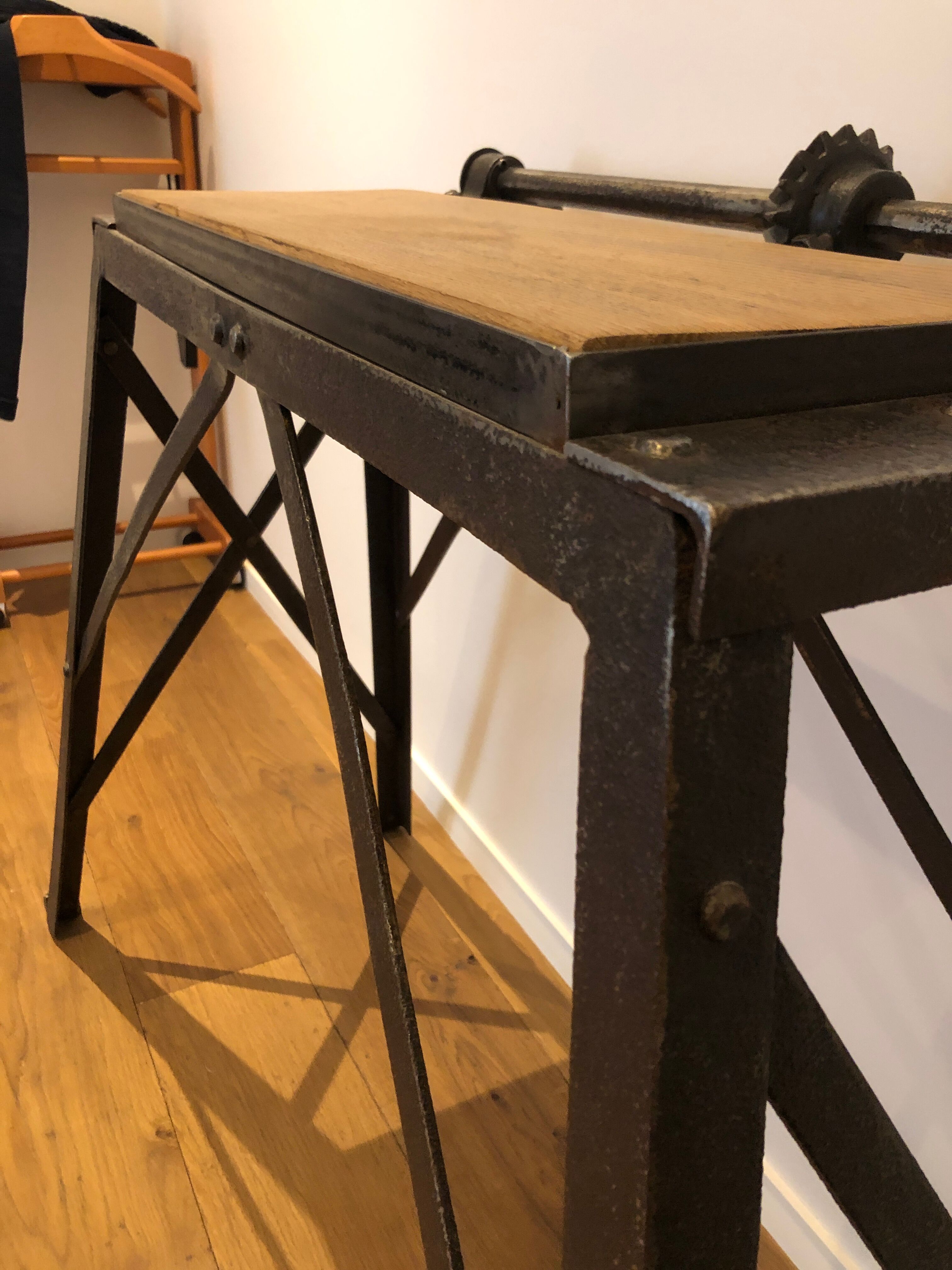 Industrial-style console