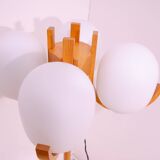 Lampadaire d'hôtel de l'ère atomique, Tchécoslovaquie, années 1970
