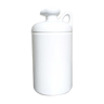 Vase bouteille en céramique blanche