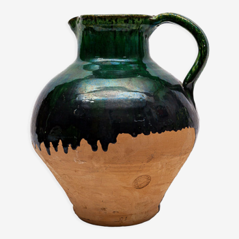 Vintage terracotta jug, 1960